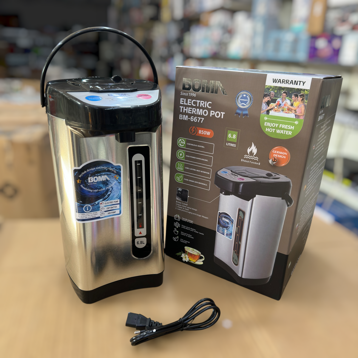 Flexer 6.8L Electric Thermo Pot, 850W