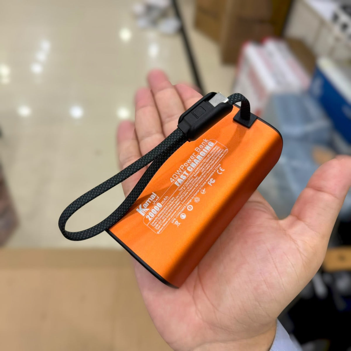Flexer 20000mAh Power Bank, 40W Fast Charging