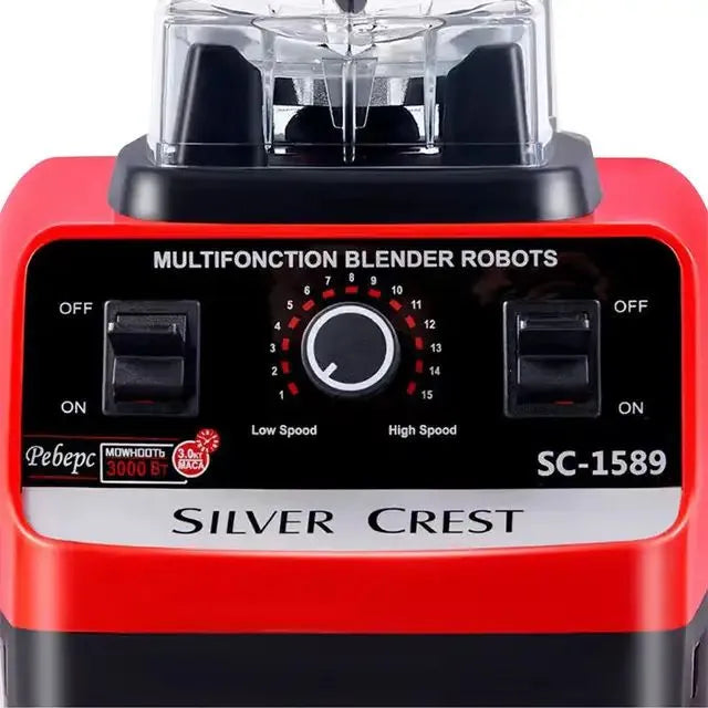 German Imported Silver Crest 2-in-1 Blender & Grinder, 4500W