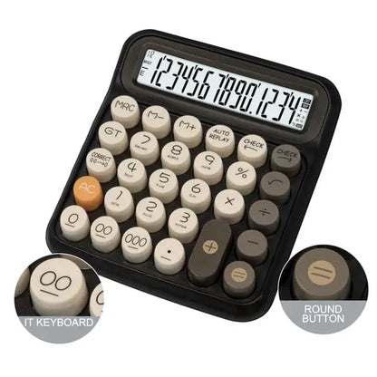 12 Digit Large Display Calculator – Big Button Desktop & Office Calculator