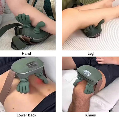 Cordless Shiatsu Neck & Shoulder Massager with Heat – 3-Speed Deep Kneading