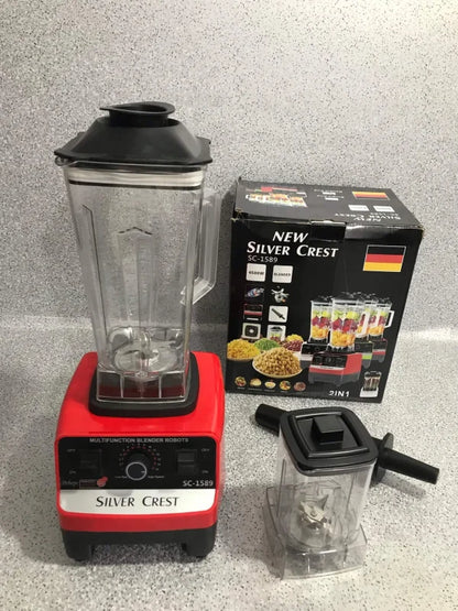 German Imported Silver Crest 2-in-1 Blender & Grinder, 4500W