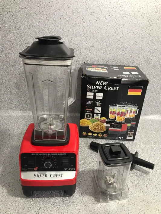 German Imported Silver Crest 2-in-1 Blender & Grinder, 4500W